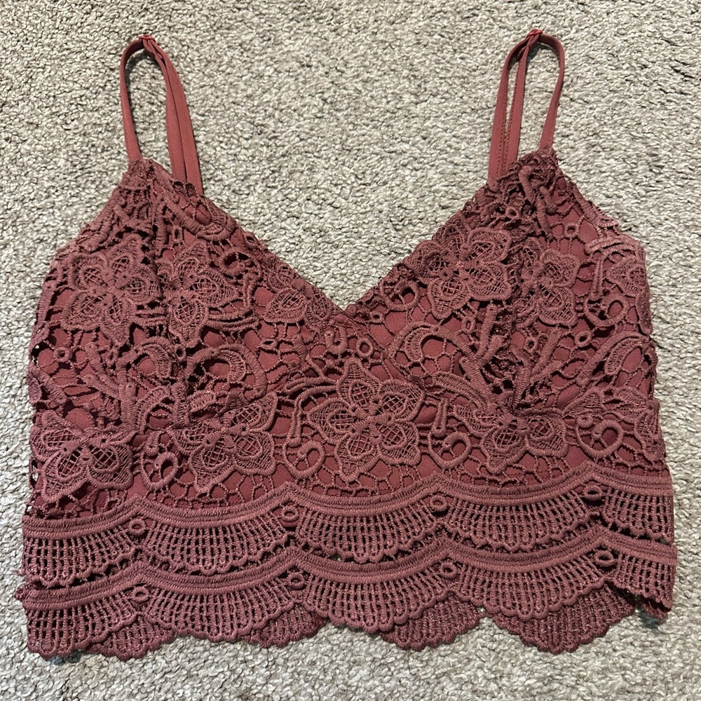 LA Hearts Pacsun Crochet Crop Top
